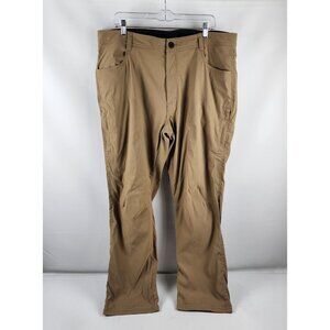 Orvis Pants Mens 40x32 Tan Cargo Thermal Lined Straight Leg Pant Comfort
